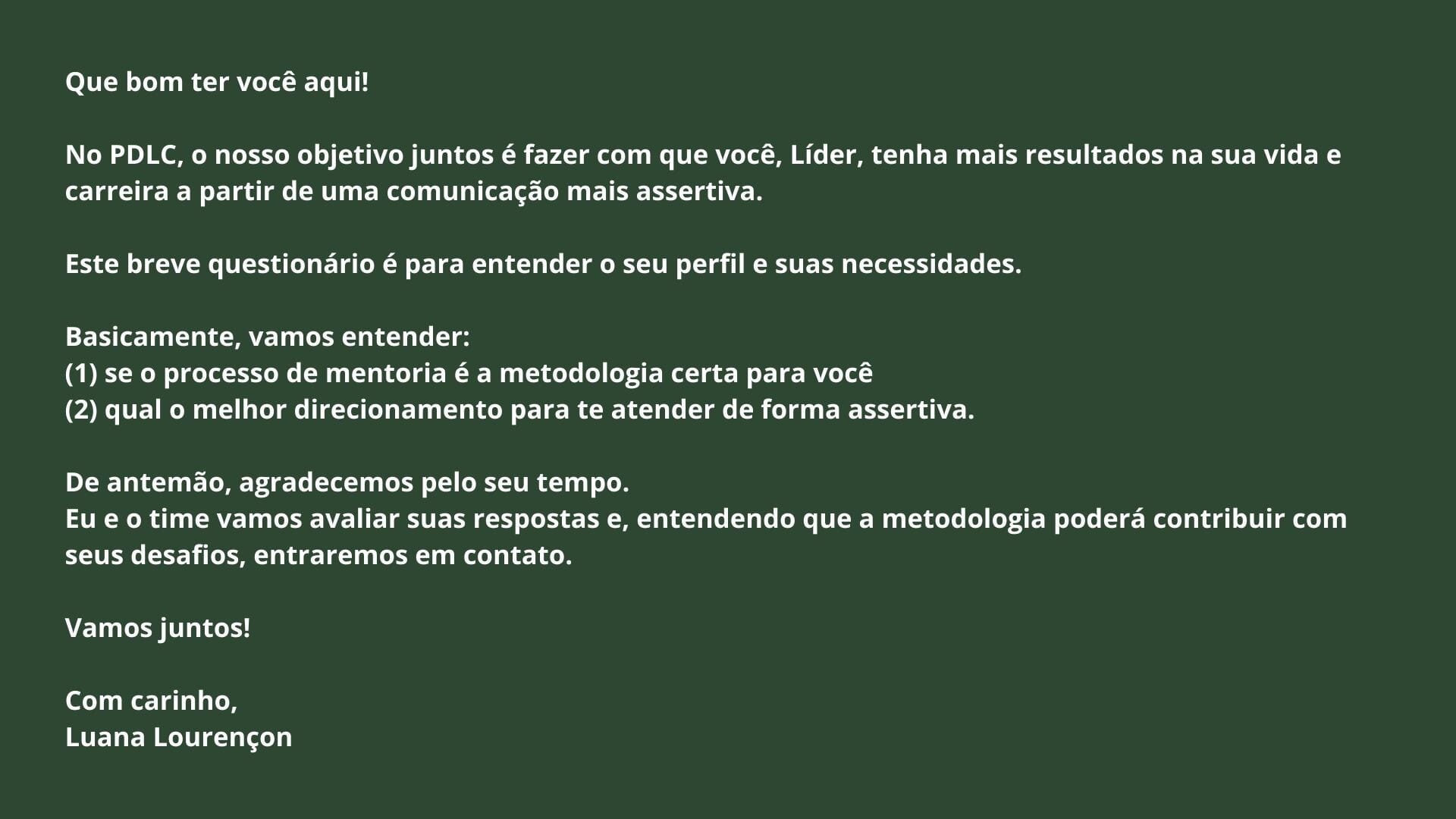 Imagem do campo Vamos começar!