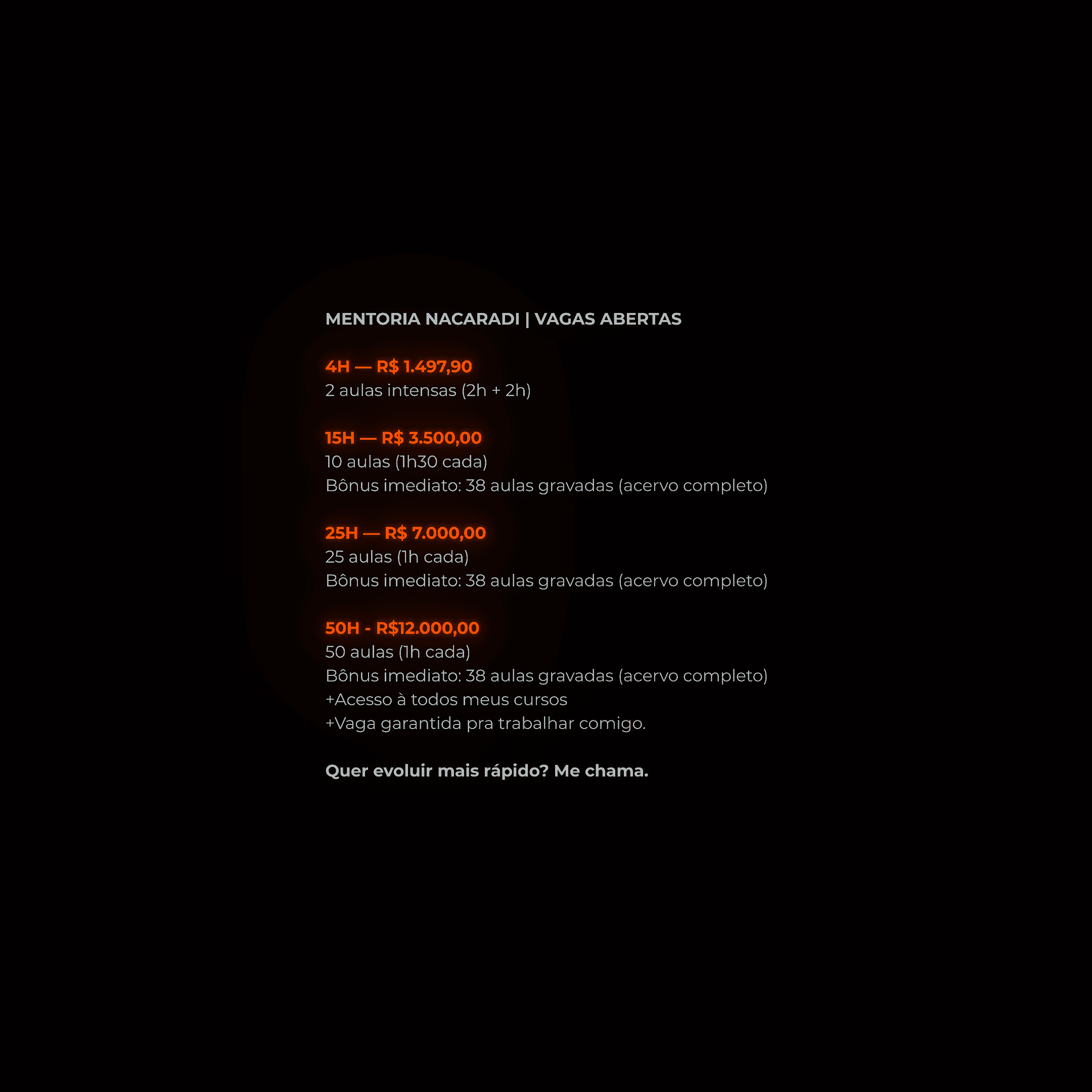 Imagem do campo **LEIA COM ATENÇÃO!**