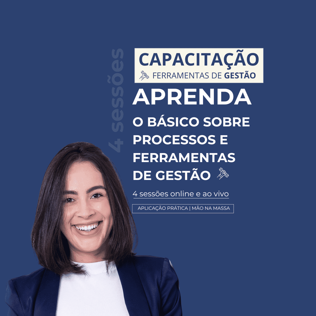 Imagem do campo São tantas ferramentas por aí, que a gente se sente perdido sobre QUAL ferramenta usar e QUANDO usar, não é mesmo? Além disso, melhorar os processos e usar as ferramentas de forma eficiente não é algo que se aprende apenas lendo livros, mas principalmente colocando em prática no dia a dia. E quando você tem um passo a passo estruturado e alguém pra te acompanhar, fica tudo mais fácil:)