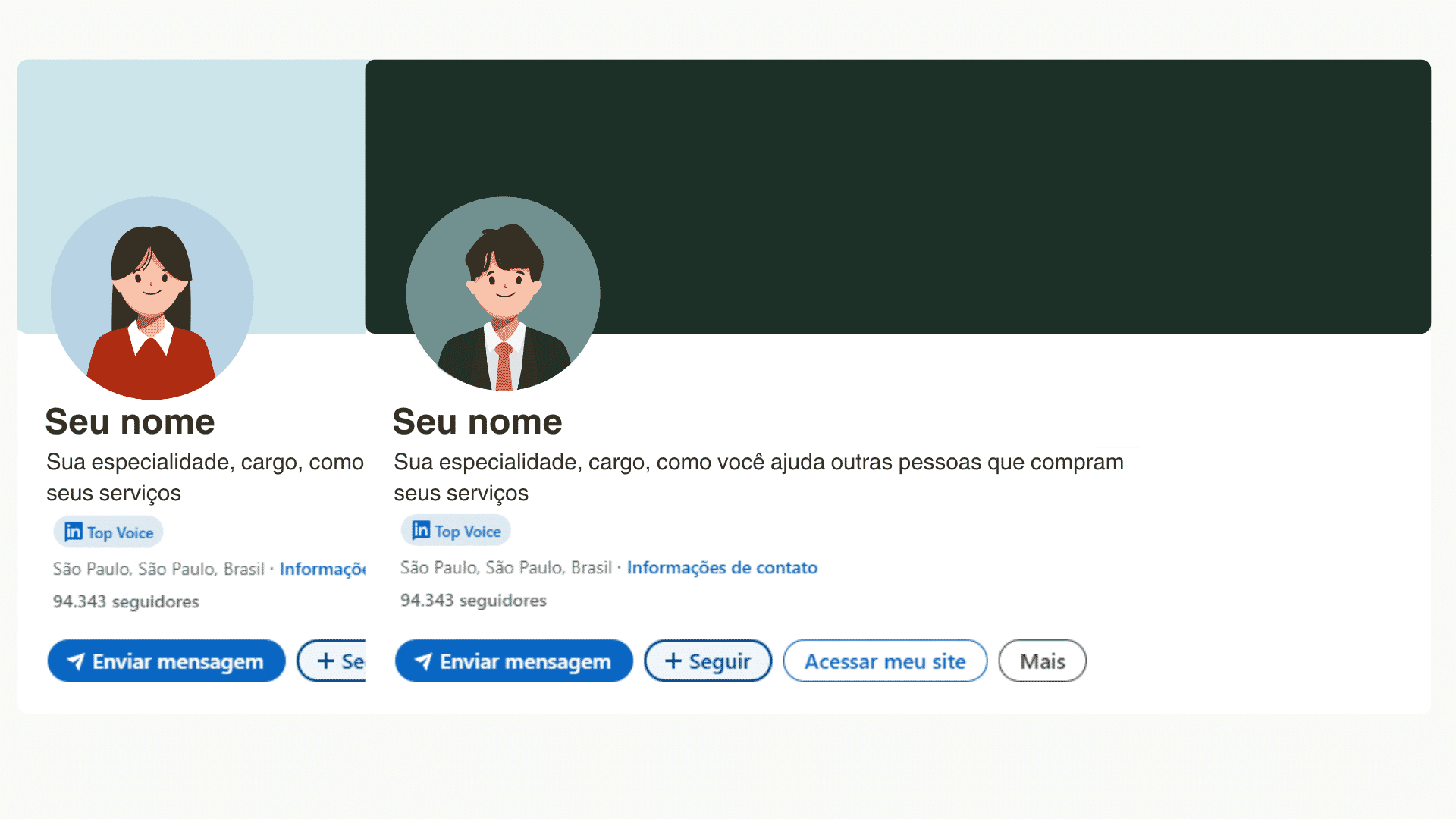 Imagem do campo Vamos reformular o seu Perfil do LinkedIn?