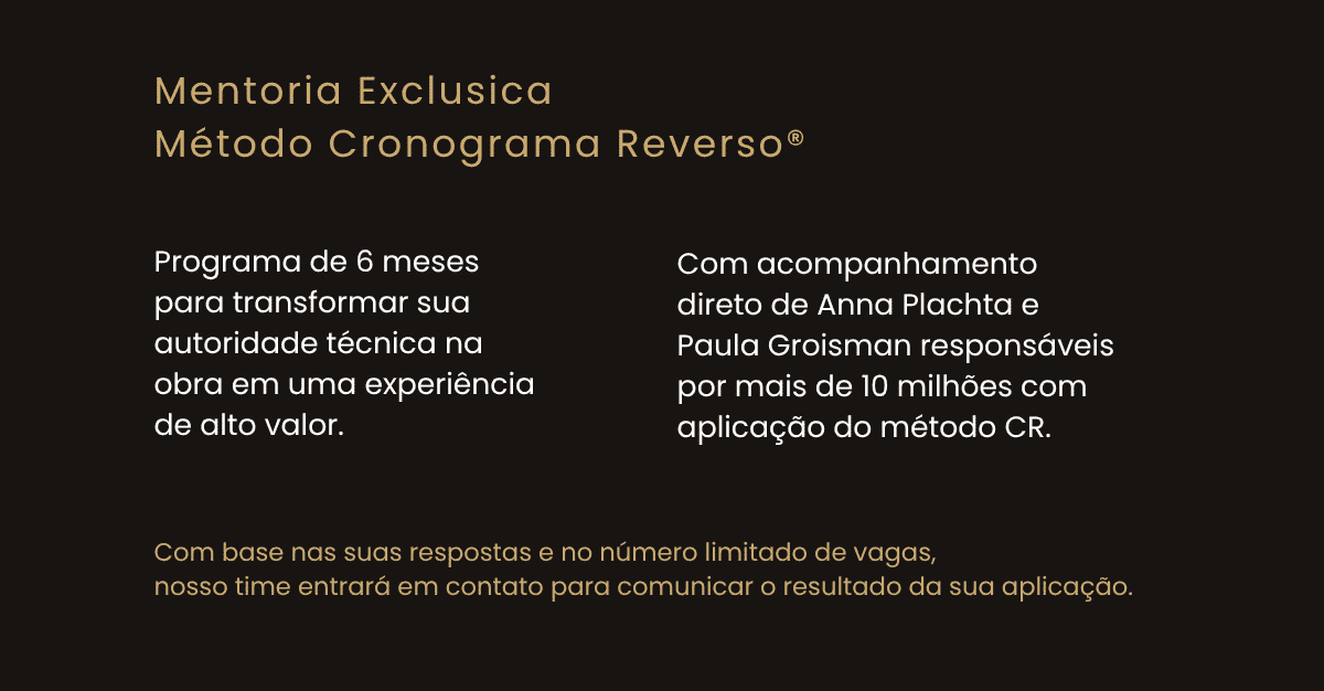 Imagem do campo Mentoria Exclusiva Método Cronograma Reverso®