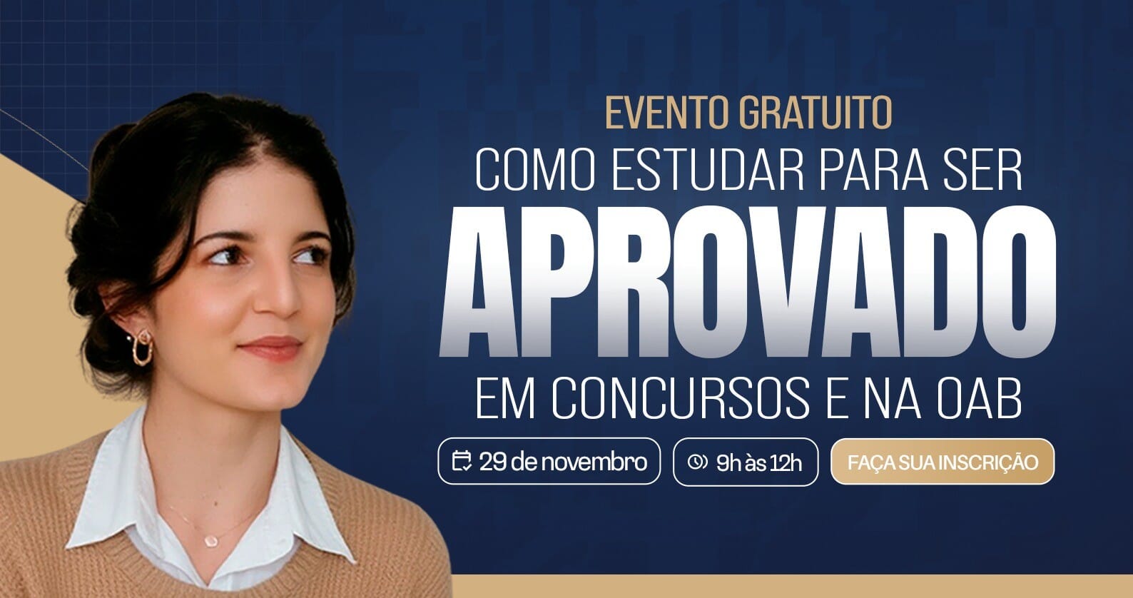 Imagem do campo Como Estudar para ser Aprovado em Concursos e na OAB