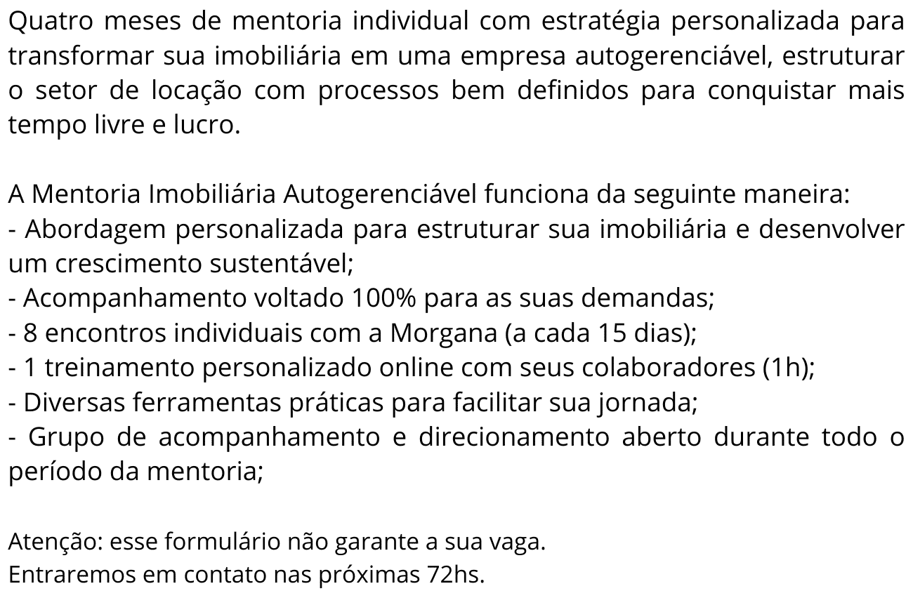 Imagem do campo Mentoria Imobiliária Autogerenciável