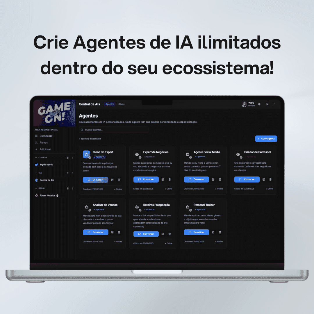 Imagem do campo **Lista de Espera para a Central de Agentes de IA**